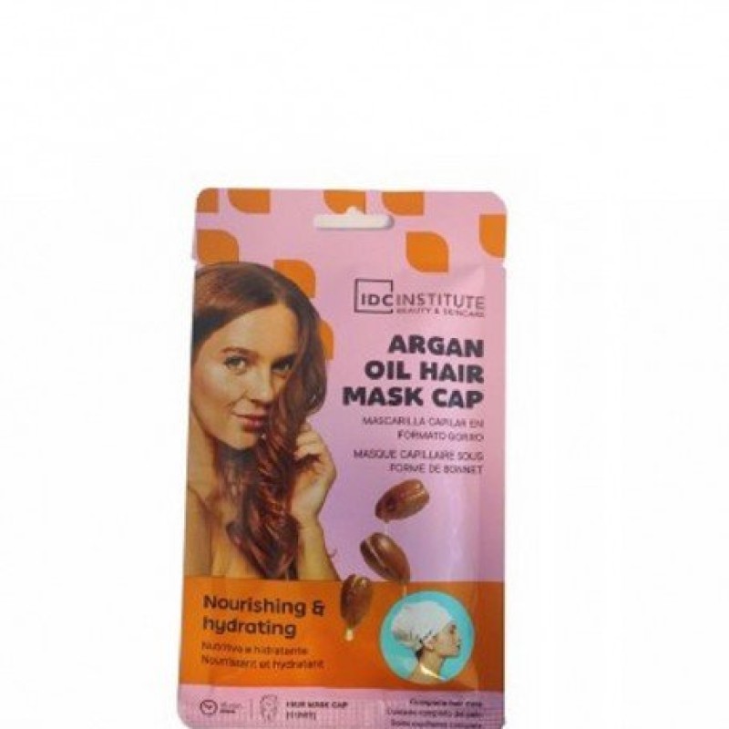IDC Institute Argan Oil Hair Cap Mask Μάσκα Μαλλιών Σκουφάκι για Θρέψη & Λάμψη 36gr ΜΑΣΚΕΣ ΜΑΛΛΙΩΝ