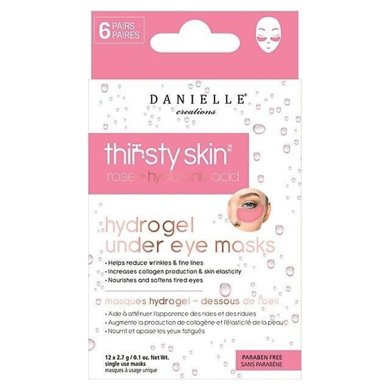 Danielle Creations Thirsty Skin Hydrogel Under Eye Masks 6 pcs EYES PATCHES