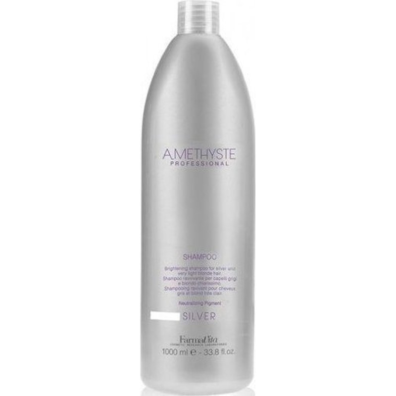 Farmavita Amethyste Silver For Blond, Grey & White H Σαμπουάν Διατήρησης Χρώματος για Βαμμένα Μαλλιά 1000ml ΣΑΜΠΟΥΑΝ