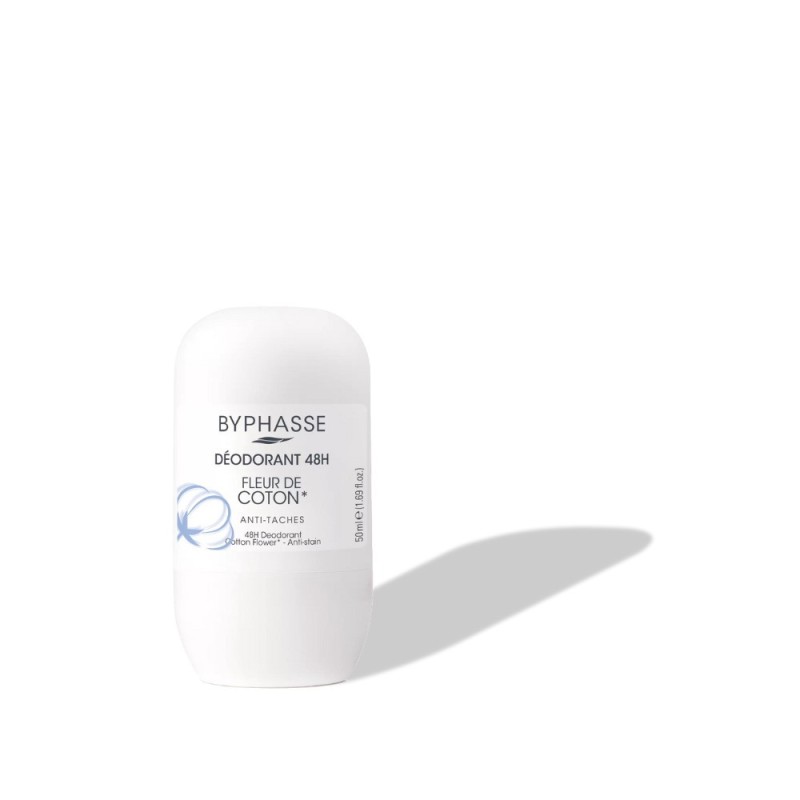 Byphasse Cotton Flower Αποσμητικό 48h σε Roll-On 50ml ΑΠΟΣΜΗΤΙΚΑ