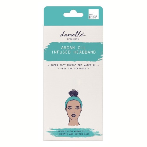 Danielle Creations Μικροεξοπλισμός Κομμωτηρίου SD8221BL Κορδέλα μαλλιών 12*19cm εμποτισμένη με έλαιο Argan