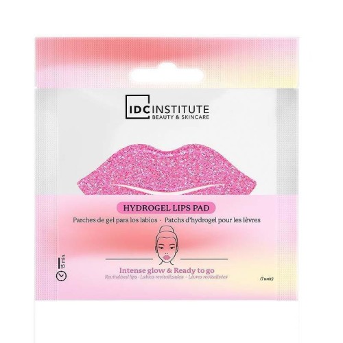 IDC Institute Hydrogel Glitter Lip Μάσκα Χειλιών για Σκασμένα Χείλη με Υδατικό τζελ & Γκλίτερ Ροζ 6gr