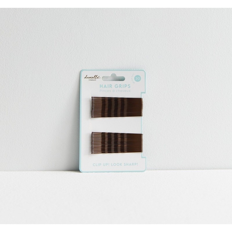 Danielle Creations Απλά Τσιμπιδάκια Μαλλιών Μπρούτζινο 30τμχ BEAUTY TOOLS > ΑΞΕΣΟΥΑΡ 