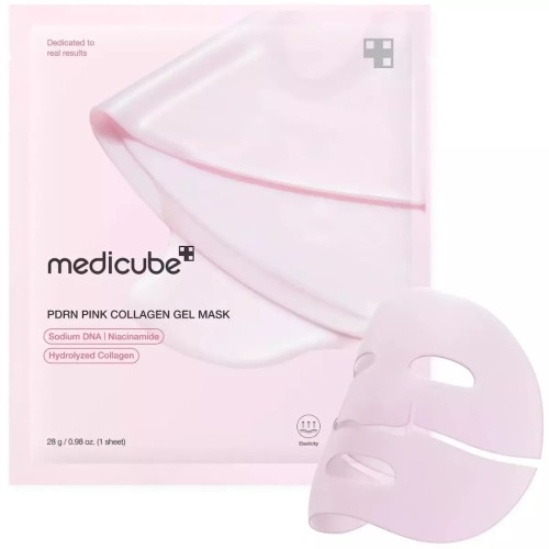 Medicube PDRN Pink Collagen Μάσκα Ομορφιάς Προσώπου για Αντιγήρανση Με Νιασιναμίδη 28gr