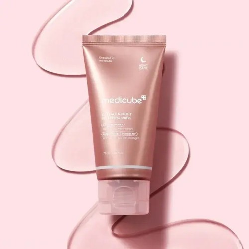 Medicube Collagen Night Wrapping Peel Off Μάσκα Προσώπου Νύχτας για Ενυδάτωση / Σύσφιξη / Λάμψη 75ml