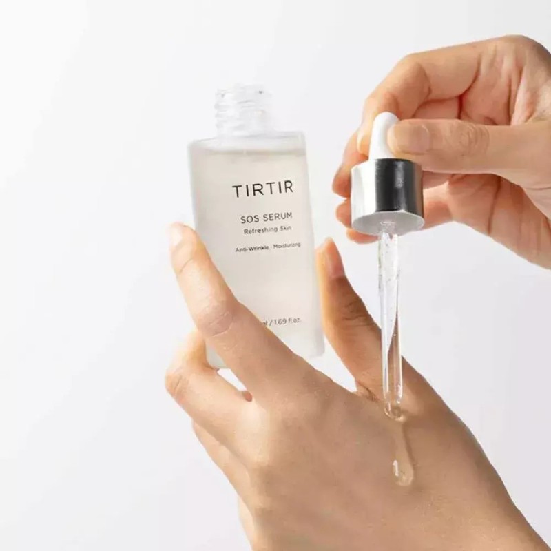 Tirtir Cooling SOS Αντιγηραντικό Serum Προσώπου με Centella Asiatica & Υαλουρονικό Οξύ 50ml ΟΡΟΙ / SERUM