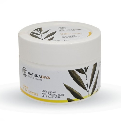NATURADIVA Κρέμα σώματος Lemon & Tea Flowers 250ml