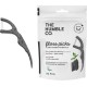The Humble Co. Floss Picks with Charcoal Οδοντικό Νήμα με Γεύση Μέντα και Λαβή σε Μαύρο χρώμα 50τμχ 