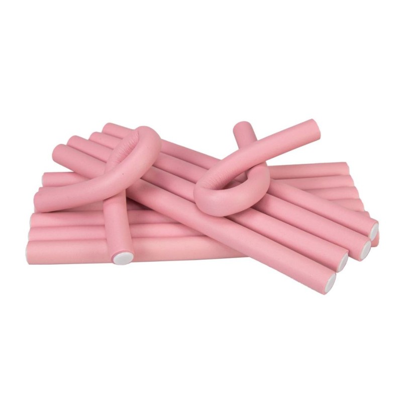  Vintage Cosmetic Bendy Hair Rollers Pink – 6 pcs   BEAUTY TOOLS > ΑΞΕΣΟΥΑΡ 