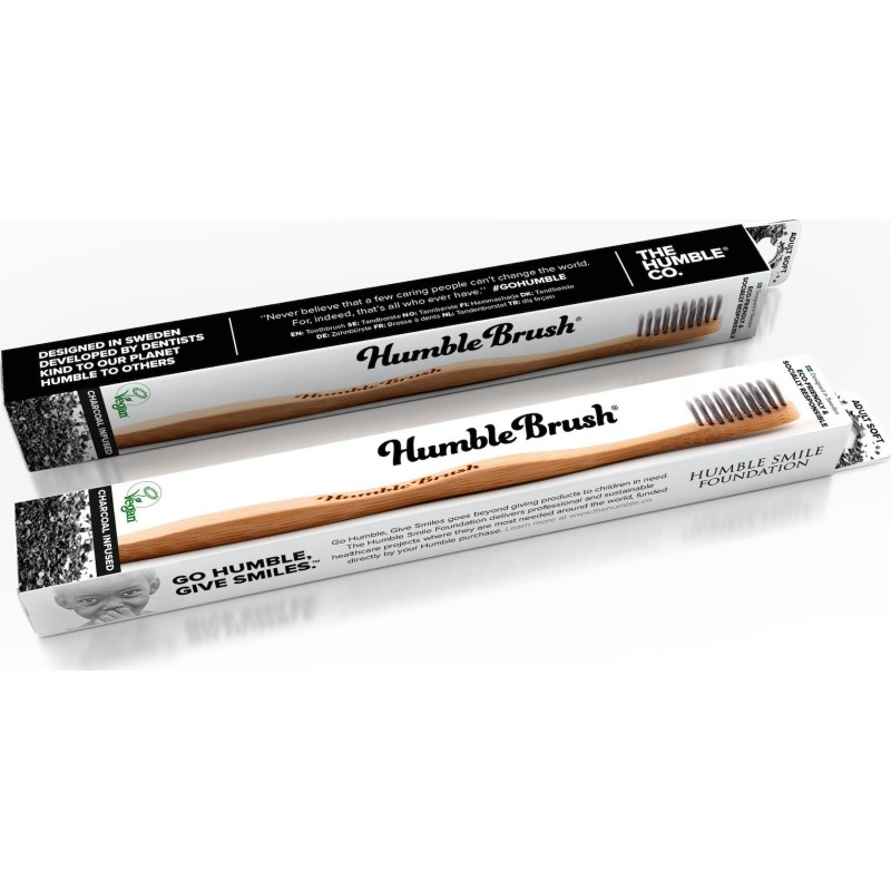 The Humble Co. Humble Brush Adult Οδοντόβουρτσα Soft Μπεζ VEGAN ΣΕΙΡΑ ΓΙΑ ΣΤΟΜΑΤΙΚΗ ΚΑΙ ΣΩΜΑΤΙΚΗ