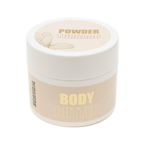 SCANDAL Powder Tornado Body Butter – Βούτυρο Σώματος με Άρωμα Πούδρας, Τριαντάφυλλο & Ξυλώδεις Νότες (200ml)