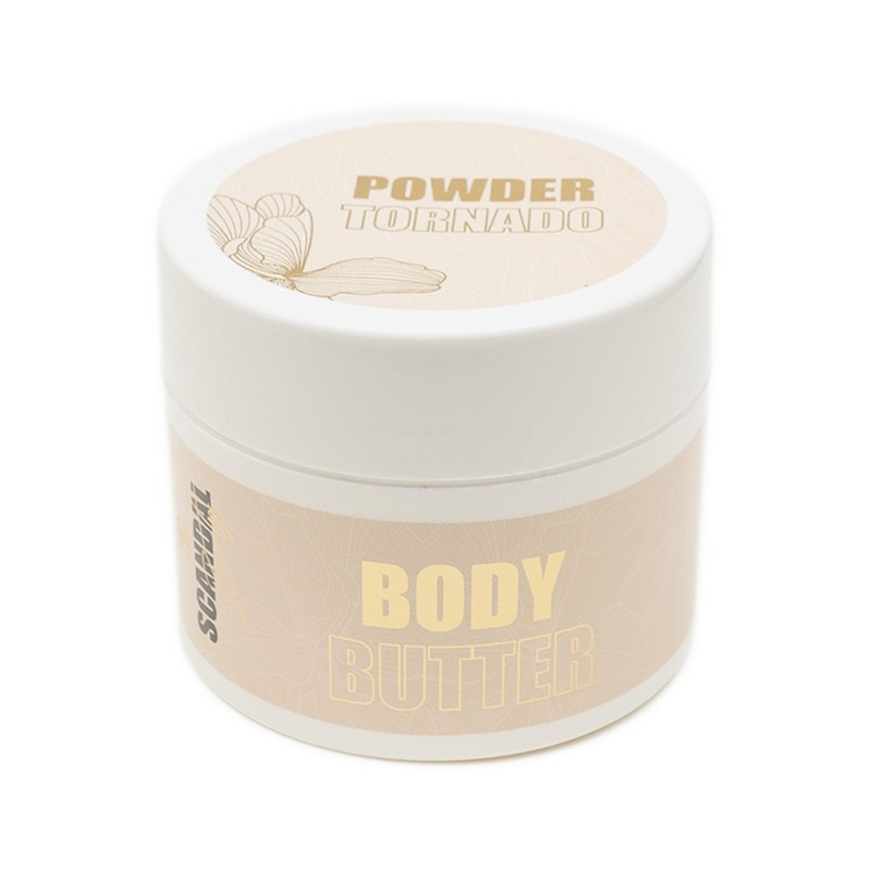 SCANDAL Powder Tornado Body Butter – Βούτυρο Σώματος με Άρωμα Πούδρας, Τριαντάφυλλο & Ξυλώδεις Νότες (200ml) BODY BUTTER