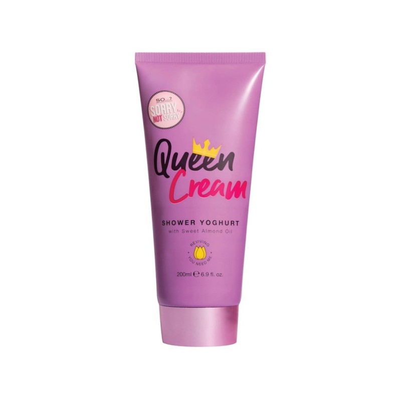 SO SORRY NOT SORRY QUEEN CREAM SHOWER YOGHURT WITH SWEET ALMOND OIL 200ml ΠΕΡΙΠΟΙΗΣΗ ΣΩΜΑΤΟΣ ΜΠΑΝΙΟΥ