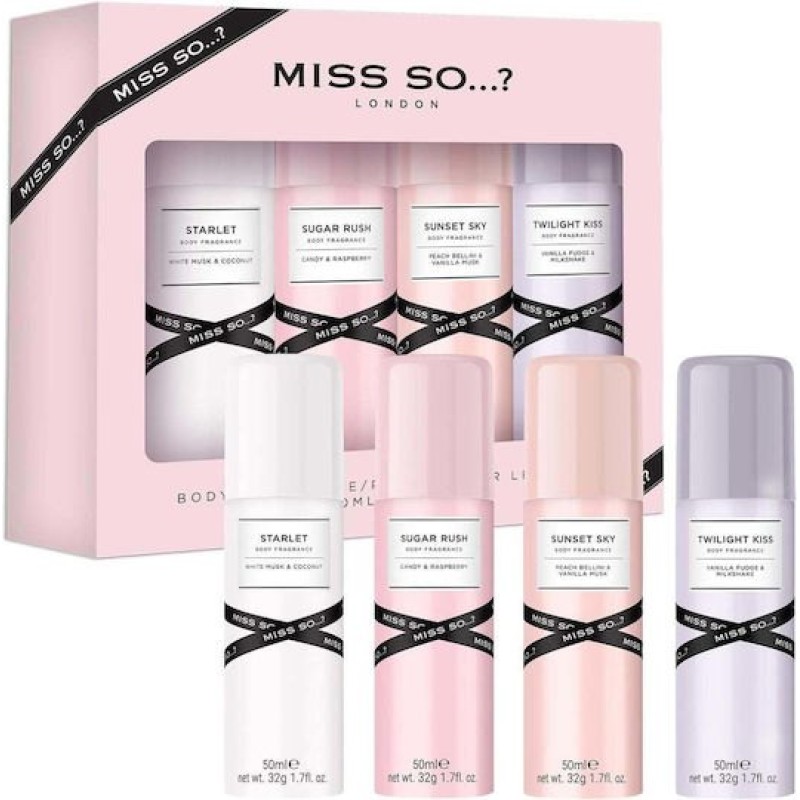 So...? Mini Galore Σετ Περιποίησης για Καθαρισμό Σώματος BODY MIST