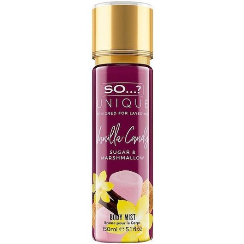 So...? So...? Unique Vanilla Candy Body Spray Body Mist 150ml