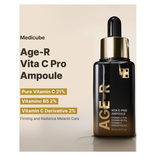 Medicube Age-R Vita C Pro Ampoule – Ορός με βιταμίνη C για φωτεινότητα