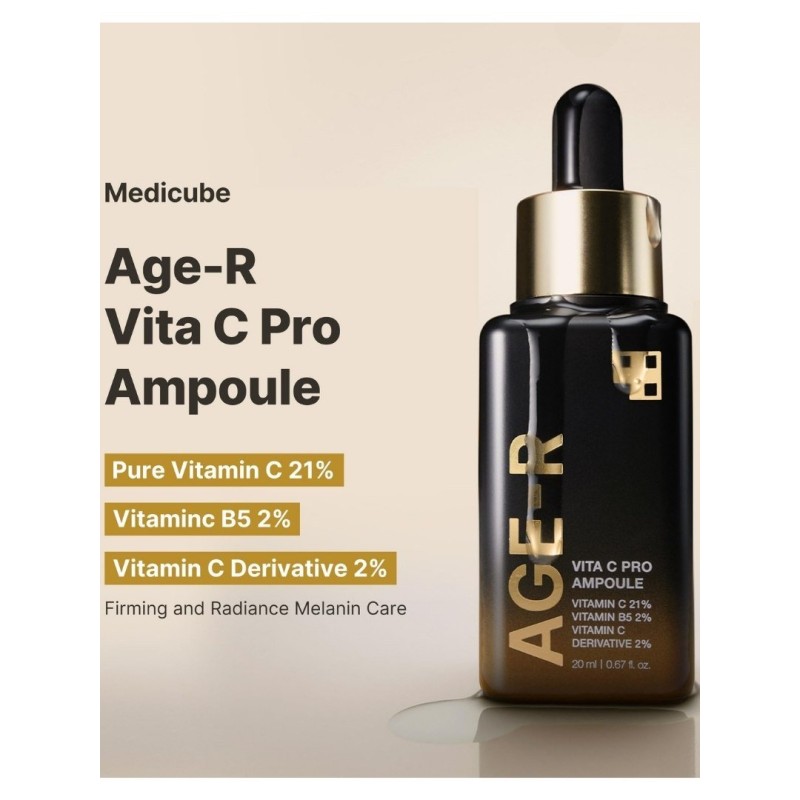 Medicube Age-R Vita C Pro Ampoule – Ορός με βιταμίνη C για φωτεινότητα ΟΡΟΙ / SERUM