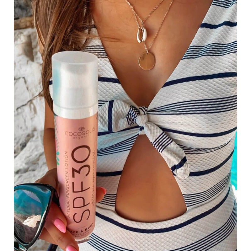 COCOSOLIS SPF30 Natural Sunscreen Lotion 100GR ΑΝΤΗΛΙΑΚΑ + ΜΑΥΡΙΣΤΙΚΑ
