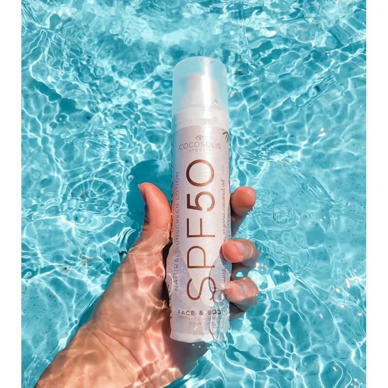 COCOSOLIS SPF50 Natural Sunscreen Lotion 100GR ΑΝΤΗΛΙΑΚΑ + ΜΑΥΡΙΣΤΙΚΑ