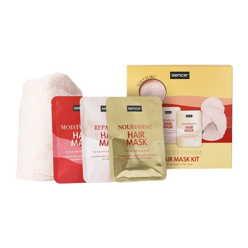 SENCE Collection Giftset Desert Dream Hair Mask Kit Ancient 4pcs ΜΑΣΚΕΣ ΜΑΛΛΙΩΝ