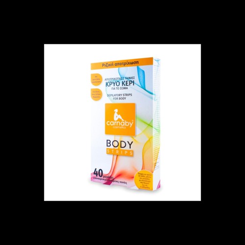 Carnaby Body Strips 40 Ταινίες αποτρίχωσης κρύου κεριού για το σώμα