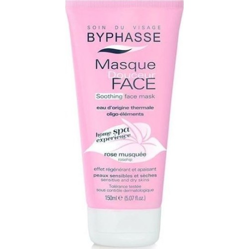 Byphasse Soothing Dry & Sensitive Skin Μάσκα Ομορφιάς Προσώπου για Ενυδάτωση 150ml
