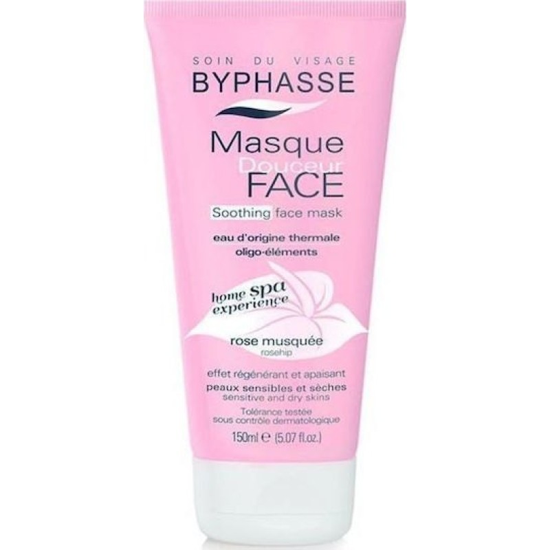 Byphasse Soothing Dry & Sensitive Skin Μάσκα Ομορφιάς Προσώπου για Ενυδάτωση 150ml ΜΑΣΚΕΣ ΠΡΟΣΩΠΟΥ