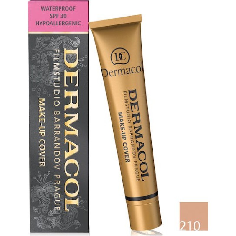 Dermacol Make Up Cover Waterproof SPF30 210 30ml MAKE UP + FOUNDATION