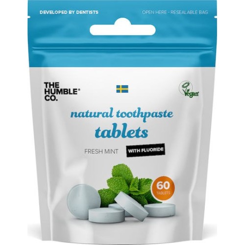The Humble Co. Natural Tablets Οδοντόκρεμα 60 ταμπλέτες