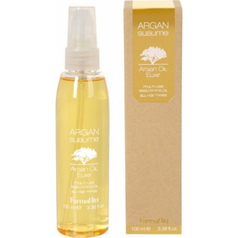Farmavita Sublime Elixir Argan Λάδι Μαλλιών για Ενυδάτωση 100ml ΛΑΔΙΑ / ΣΙΛΙΚΟΝΗ ΜΑΛΛΙΩΝ
