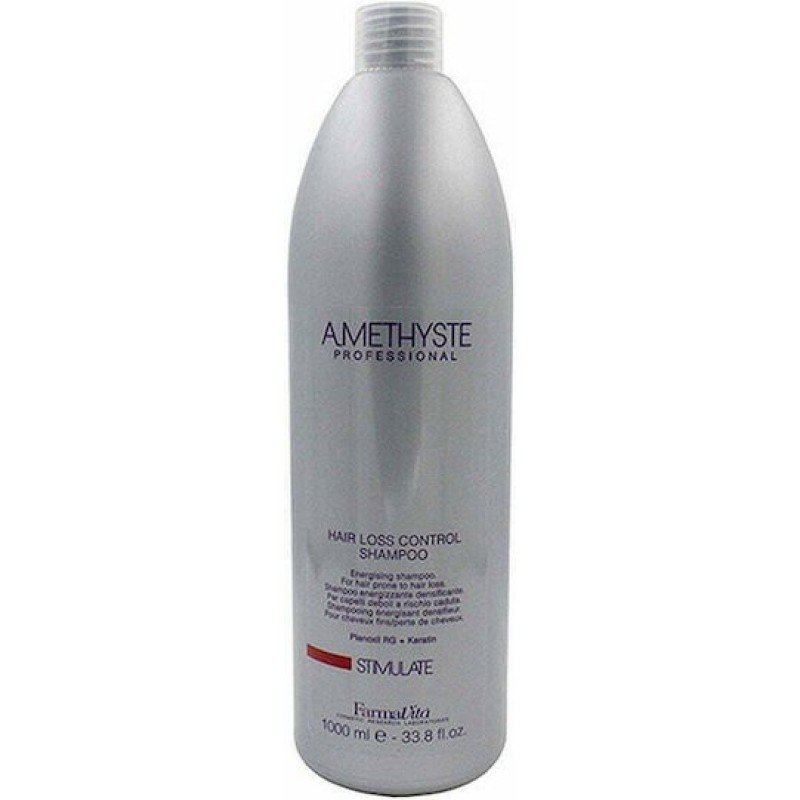 Farmavita Amethyste Stimulate Hair Loss Control Σαμπουάν κατά της Τριχόπτωσης για Εύθραυστα Μαλλιά 1000ml ΣΑΜΠΟΥΑΝ