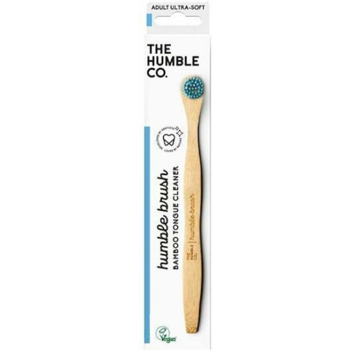 The Humble Co. Bamboo Tongue Cleaner Καθαριστής Γλώσσας για την Κακοσμία 1τμχ Blue