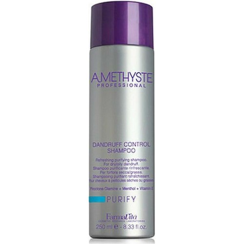 Farmavita Amethyste Purify Dandruff Control Σαμπουάν κατά της Πιτυρίδας για Όλους τους Τύπους Μαλλιών 250ml