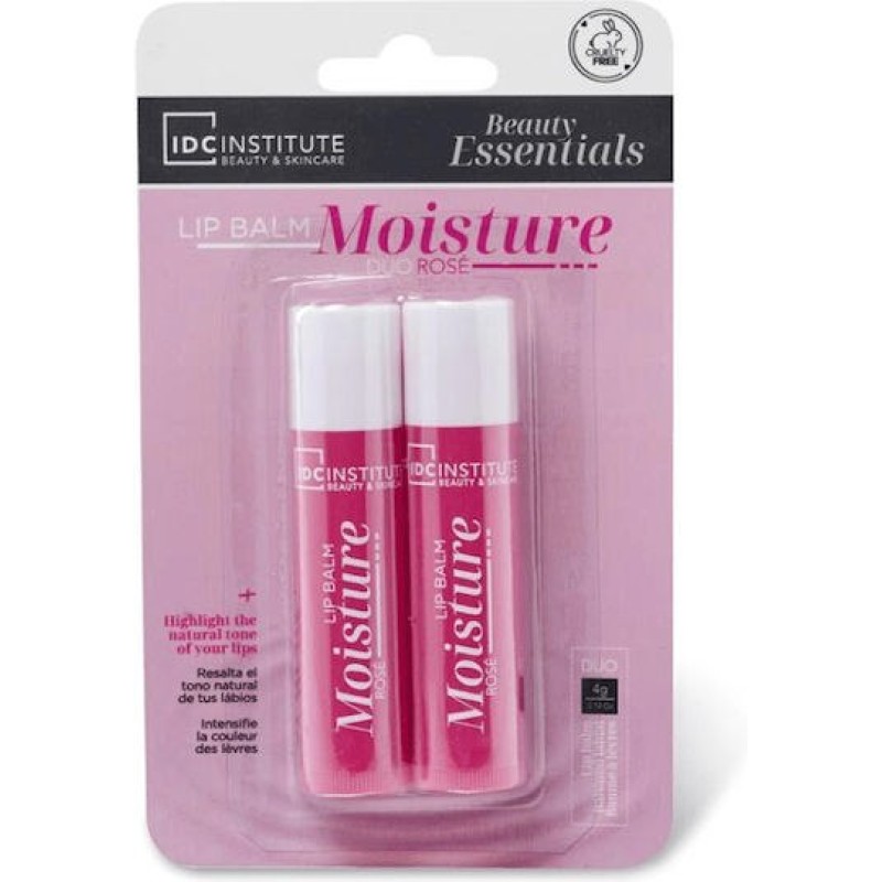 IDC Institute Moisture Rose Lip Balm Duo 8gr LIP BALM