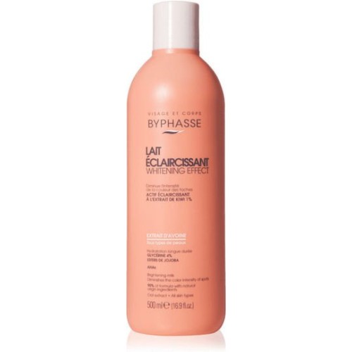 Byphasse Brightening Milk Whitening Effect Γαλάκτωμα Καθαρισμού Προσώπου 500ml