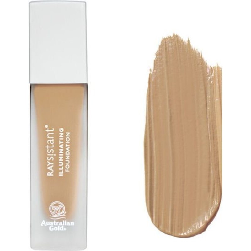 Australian Gold Raysistant Liquid Foundation Dark 30ml MAKE UP + FOUNDATION