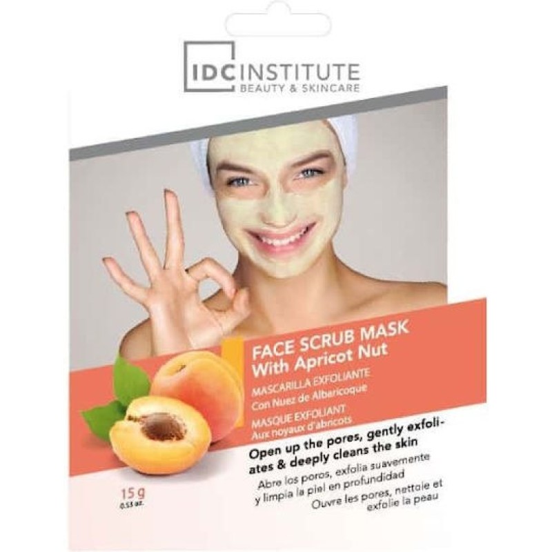 IDC Institute Scrub Μάσκα Ομορφιάς Προσώπου για Απολέπιση / Καθαρισμό 15gr ΜΑΣΚΕΣ ΠΡΟΣΩΠΟΥ