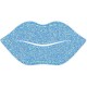 IDC Institute Hydrogel Glitter Lip Μάσκα Χειλιών για Σκασμένα Χείλη με Υδατικό τζελ & Γκλίτερ Μπλε 6gr LIP MASK- PATCHES