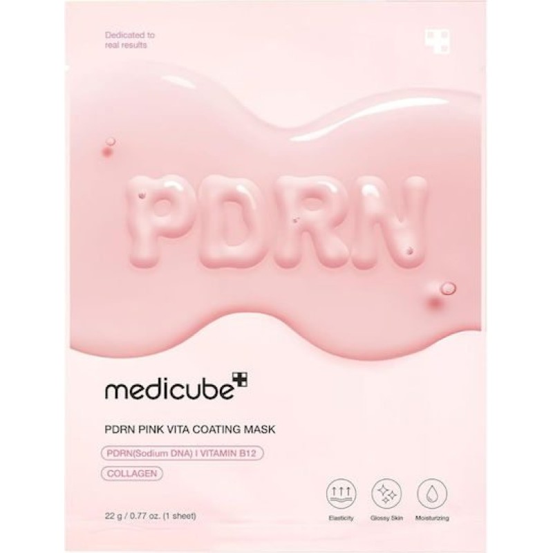 Medicube Pdrn Μάσκα Ομορφιάς Προσώπου για Λάμψη Με Νιασιναμίδη 22gr ΜΑΣΚΕΣ ΠΡΟΣΩΠΟΥ