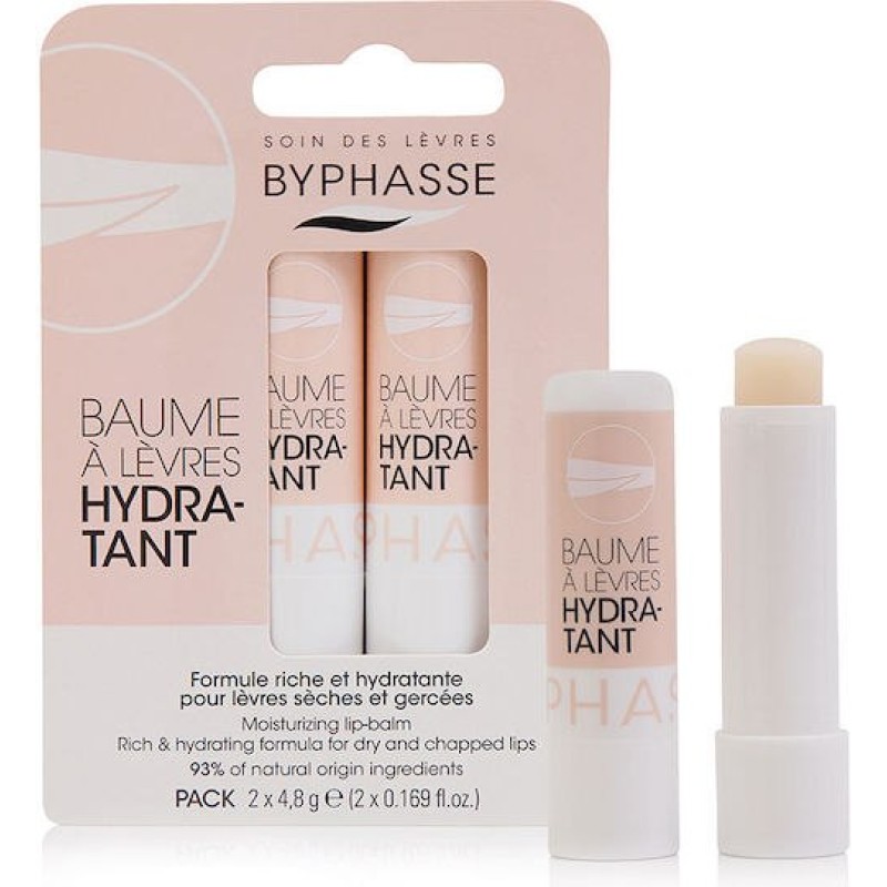 Byphasse Moisturizing Σετ Lip Balm 2 Pack LIP BALM