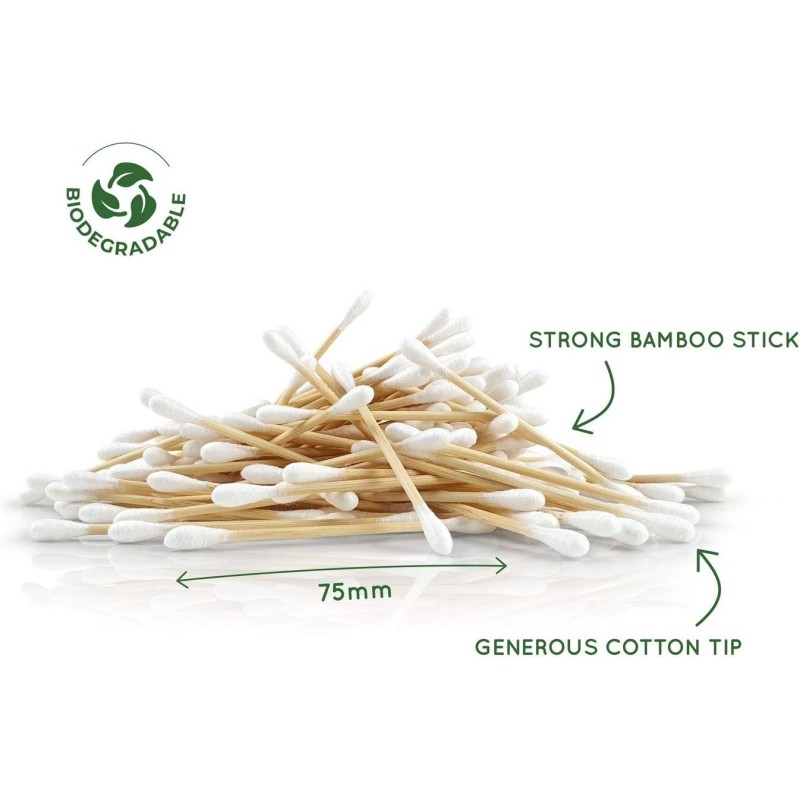 Bamboo Cotton Buds ΠΕΡΙΠΟΙΗΣΗ ΣΩΜΑΤΟΣ ΜΠΑΝΙΟΥ